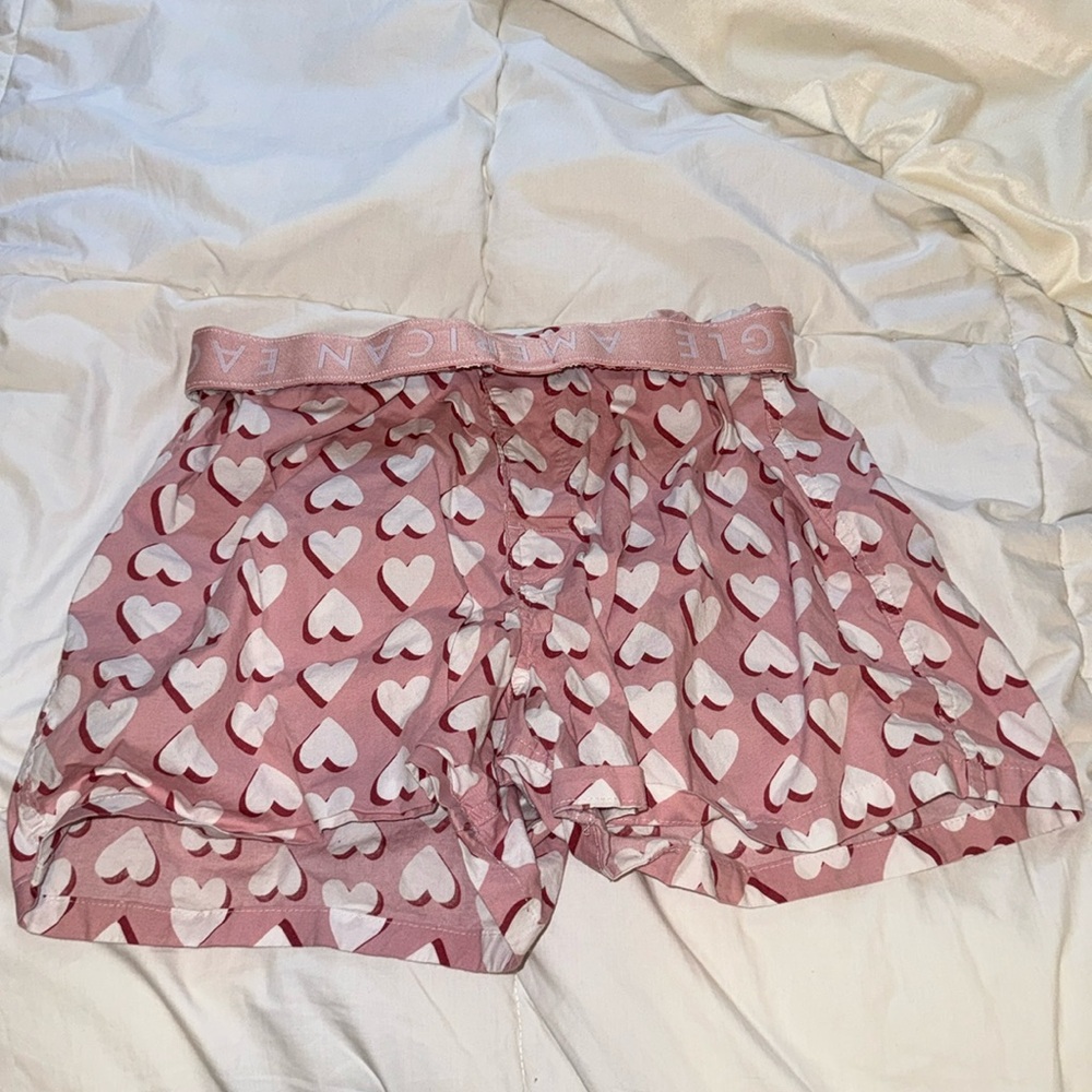 American Eagle Heart Boxers! Size Medium!